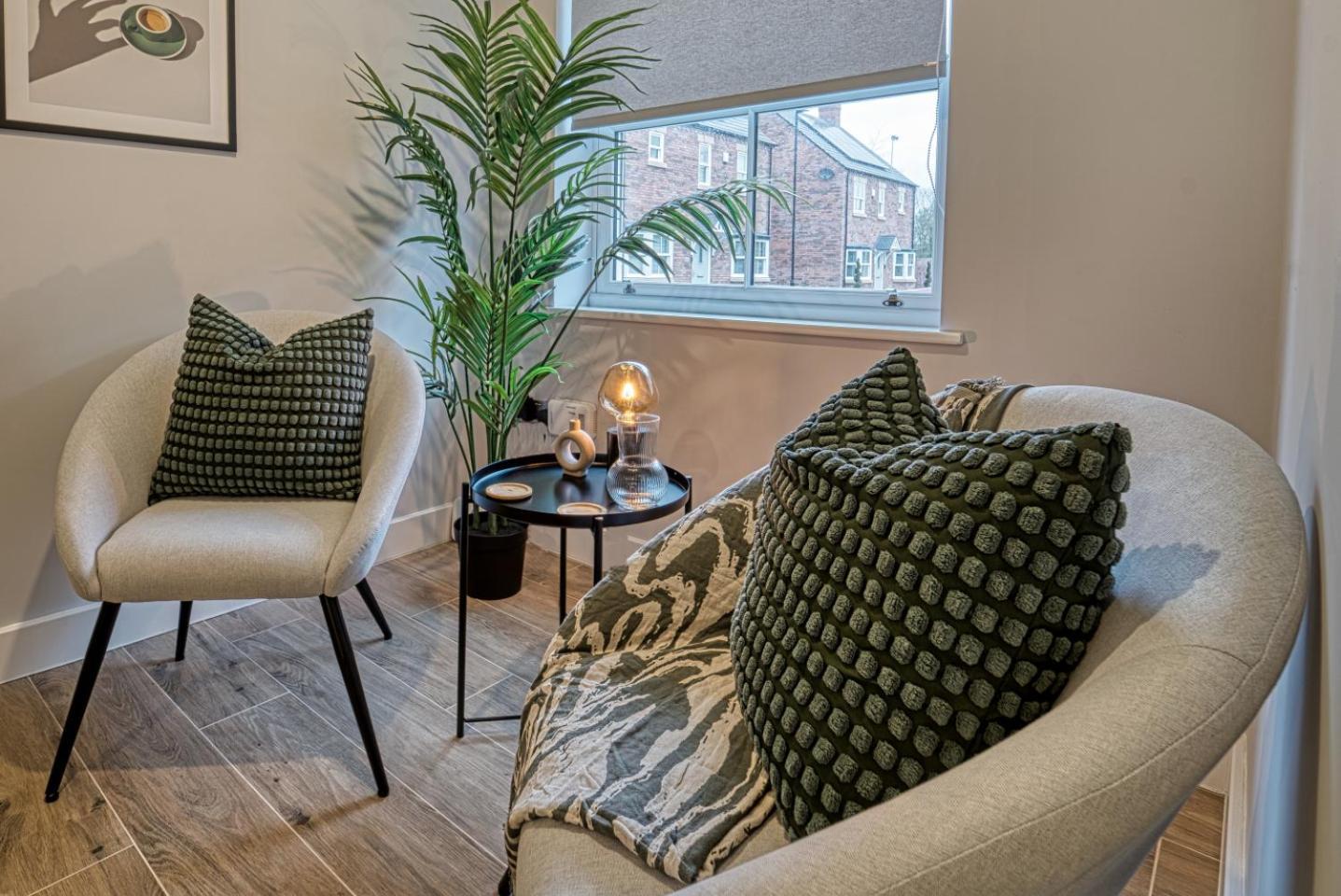 And Stylish, Garden And Parking